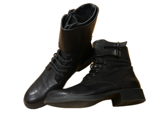 Pure Panda Lederstiefel Damen schwarz Gr. 41