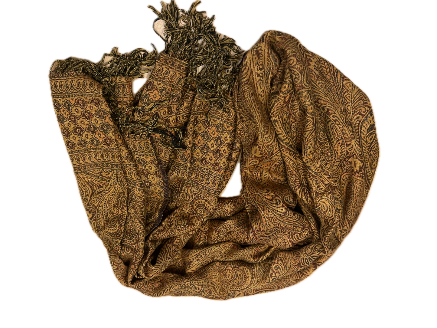 🟤 Herbstliches Tuch 75×200 cm – Warme Naturtöne 🍂