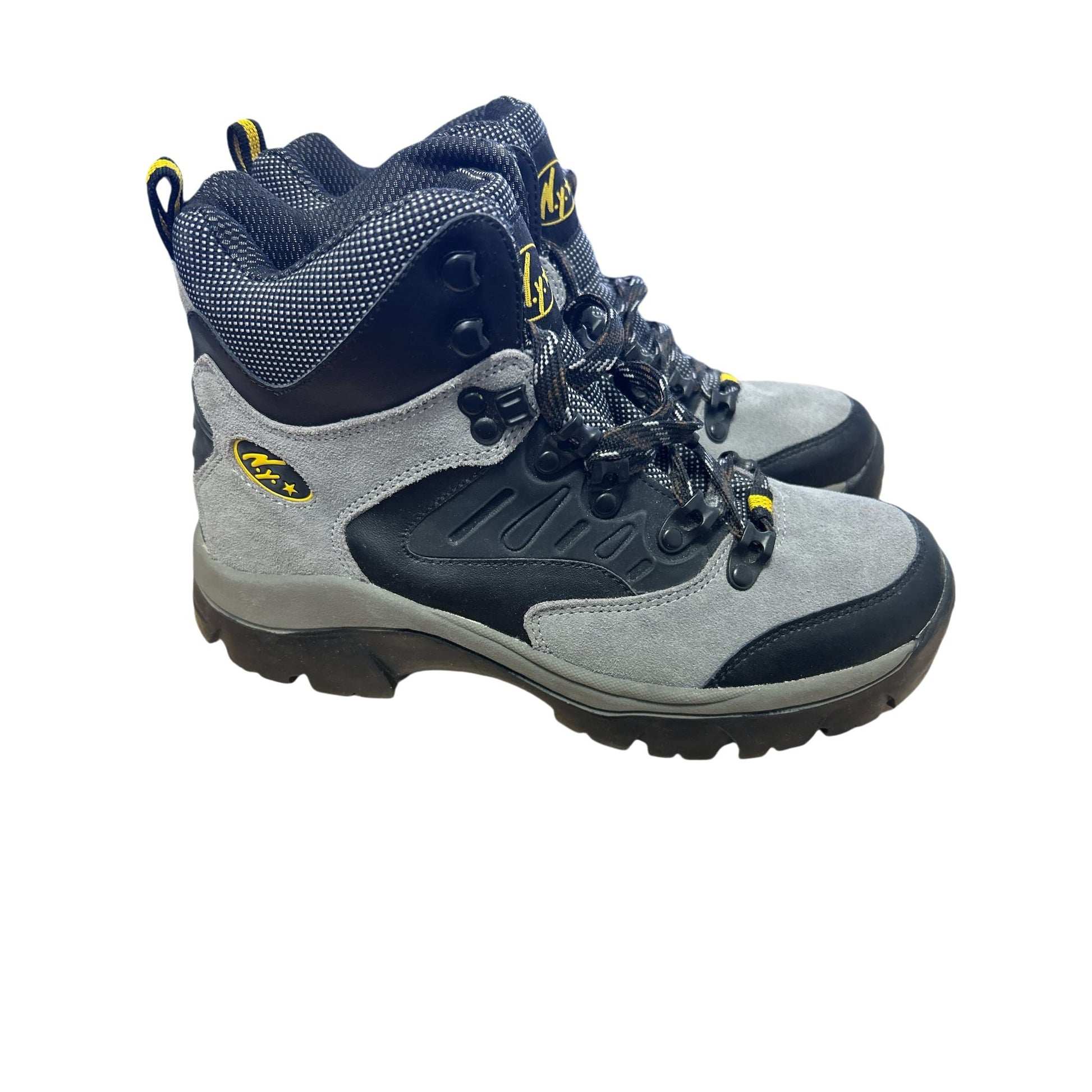 N.Y. Wanderstiefel Damen/Herren grau-schwarz Gr. 41