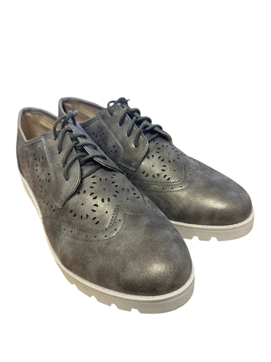 bpc collection Halbschuhe grau / silber Gr. 41