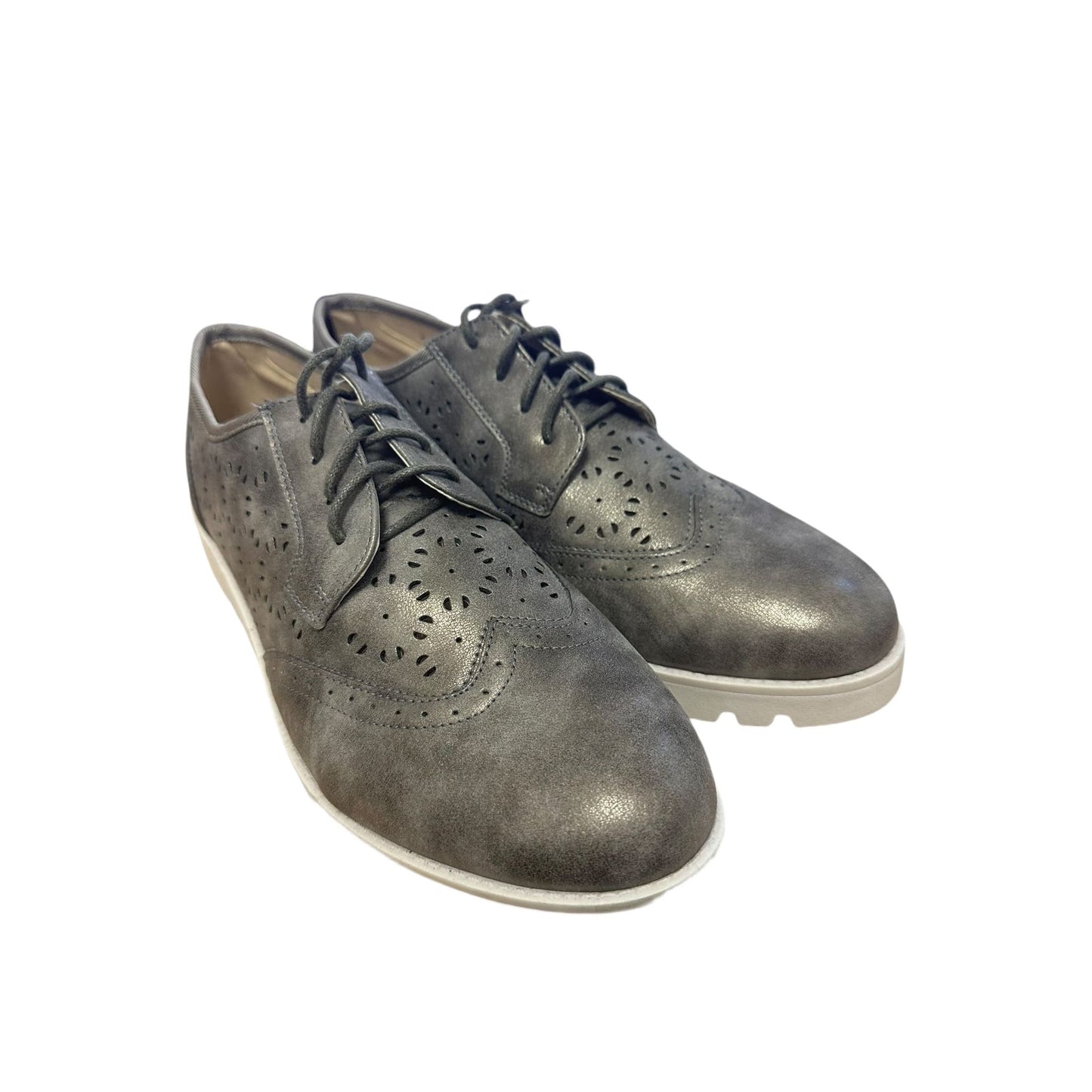 bpc collection Halbschuhe grau / silber Gr. 41