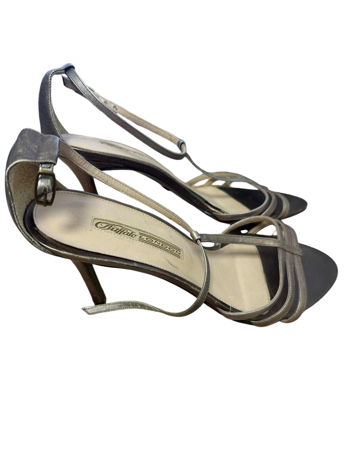 Buffalo London Damen Stiletto graubraun / bronze Gr. 38