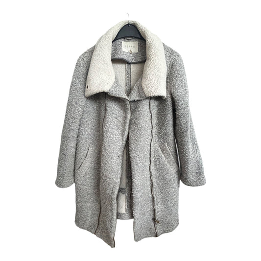 ESPRIT Damenmantel aus Alpaca-Mix grau Größe L