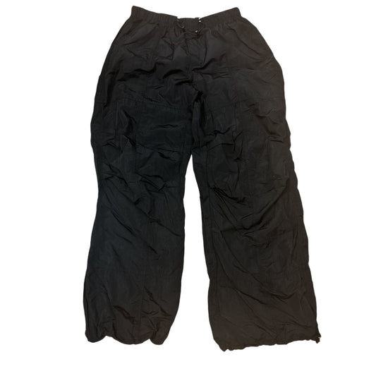 Lässige Bershka Damen Baggy-Hose Schwarz Größe M