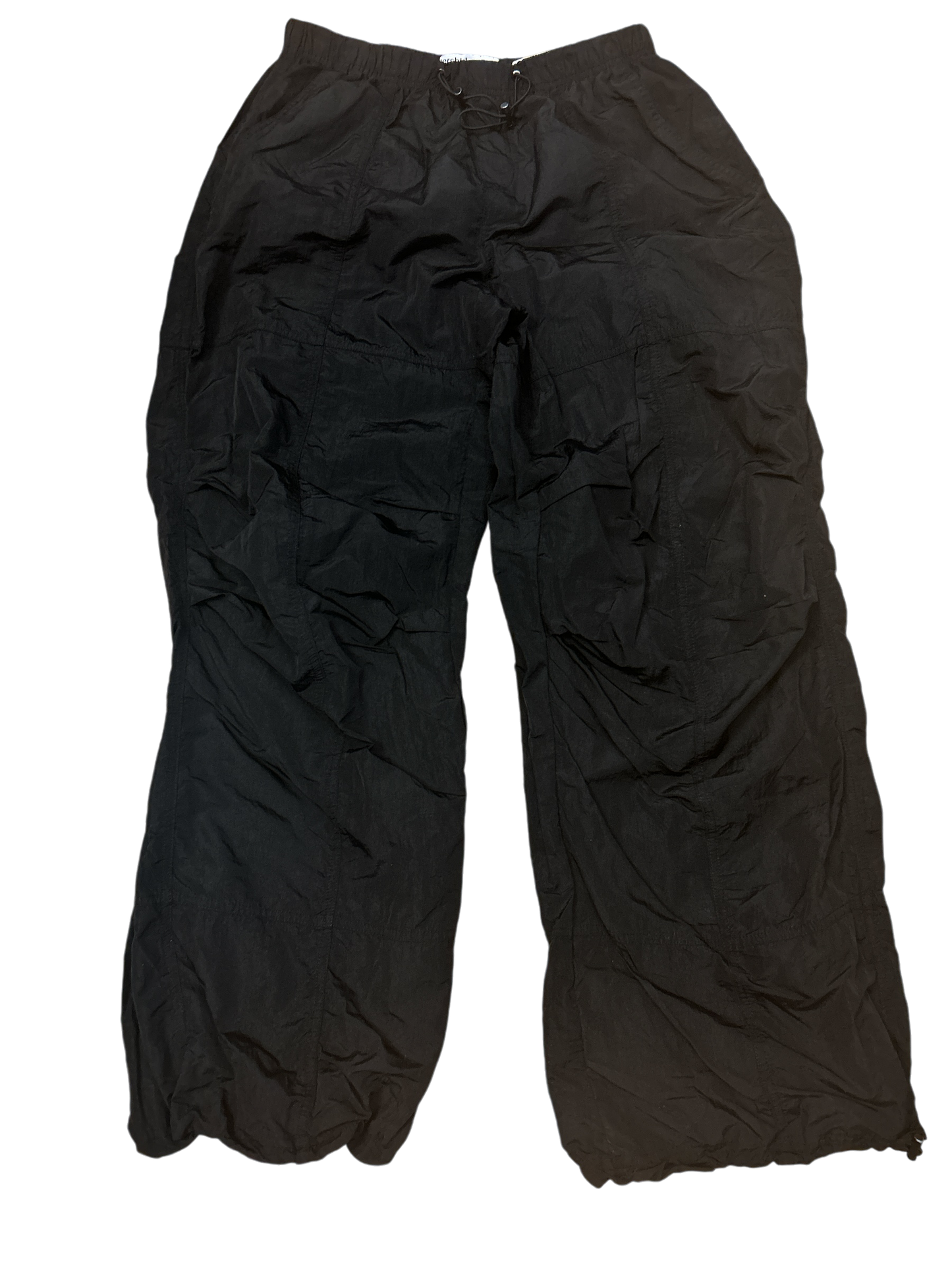 Lässige Bershka Damen Baggy-Hose Schwarz Größe M