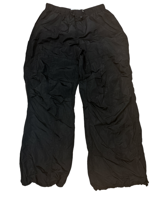 Schwarze Bershka Damen Baggy-Hose  Größe M