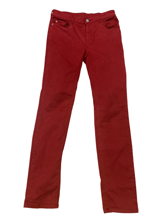 1 - 2- 3 Damenhose stretch rot Größe 36