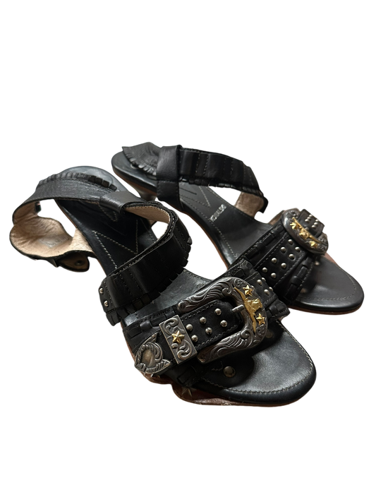 Kowalski Damenhalbschuhe Leder schwarz Gr. 37