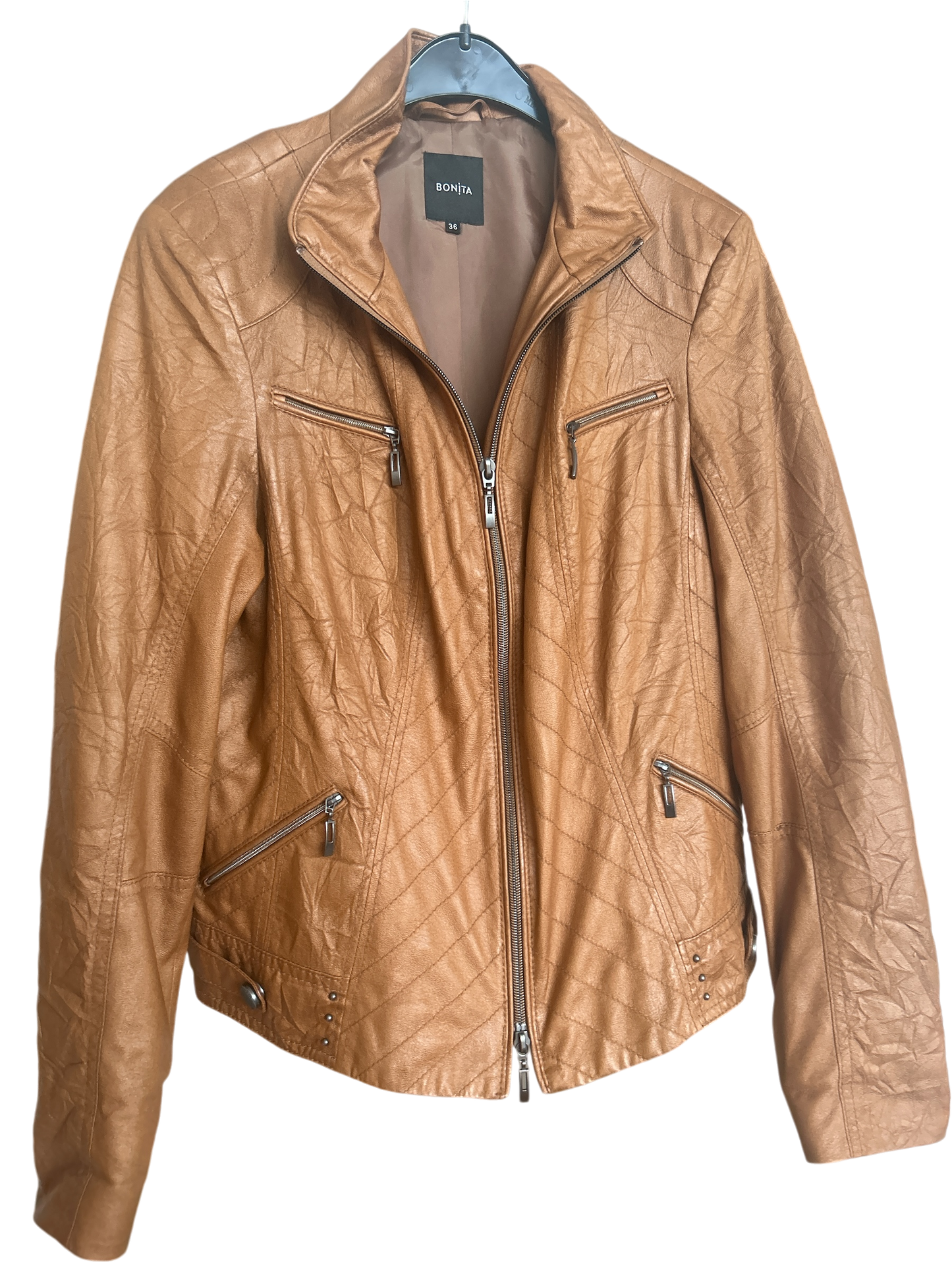 Bonita Damen Outdoorjacke mittelbraun, Größe 36