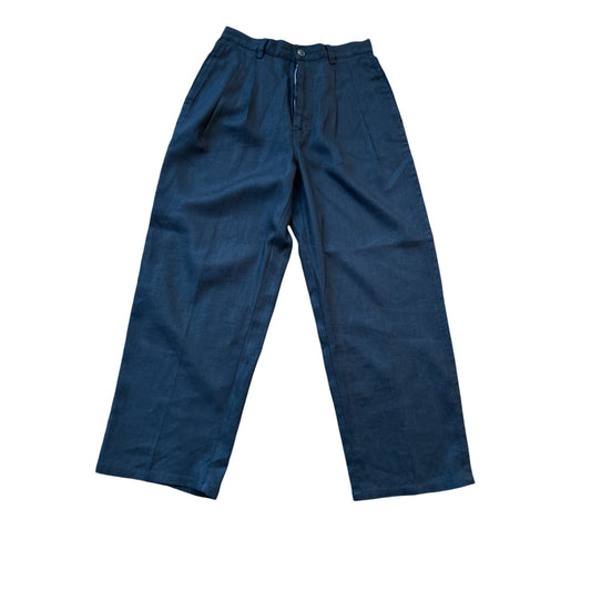 ESPRIT Leinenhose dreiviertel Schwarz Größe 36