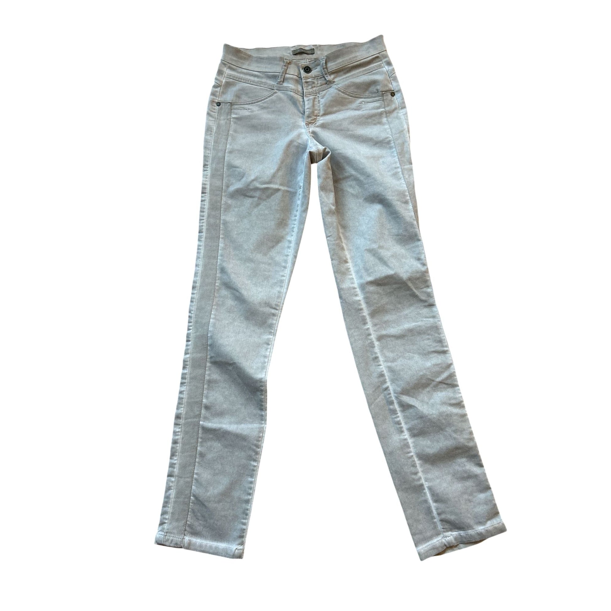 Dreamstar, Stretchhose in Batikoptik beige Größe 36