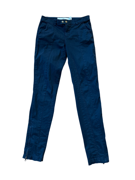 H&M, Damen Chinohose dunkelblau Größe 36