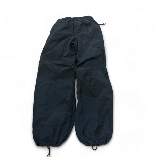 Weite Bershka Damen Baggy-Hose Schwarz Größe M