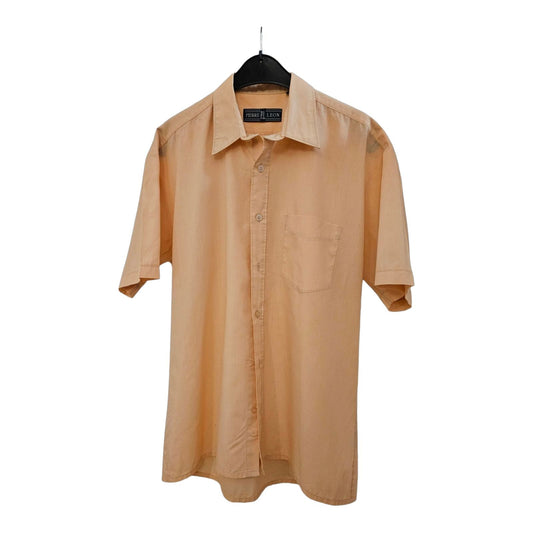 Hemd kurzarm  - PL Pierre Leon Regular Fit Gr. M Rosé