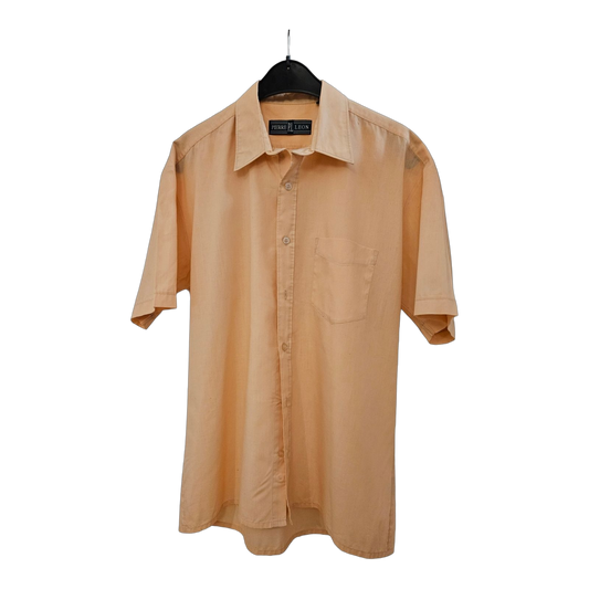 Hemd kurzarm  - PL Pierre Leon Regular Fit Gr. M Rosé