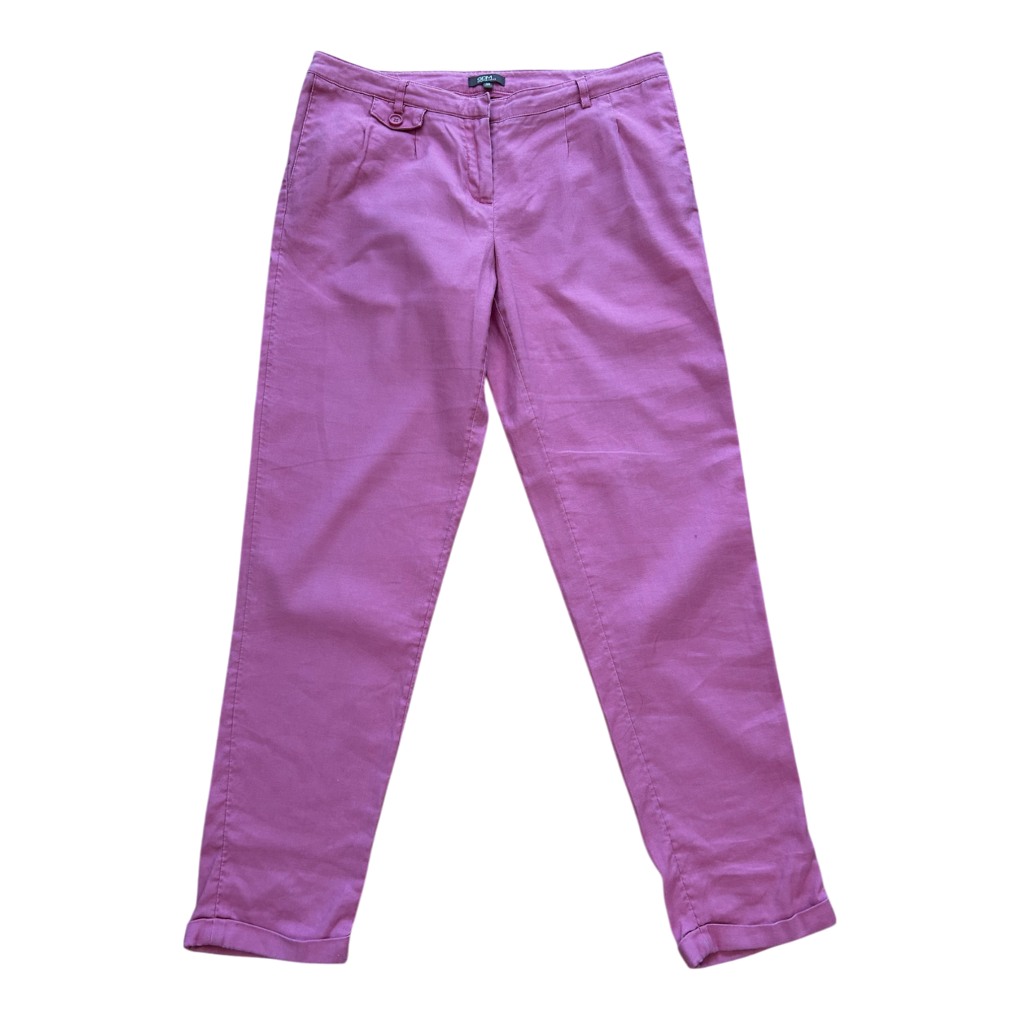 GDM Dreiviertelhose Rosa Leinen Größe 38