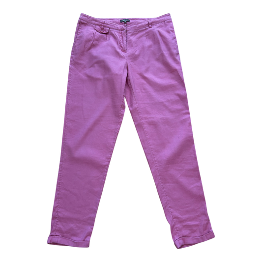 GDM Dreiviertelhose Rosa Leinen Größe 38