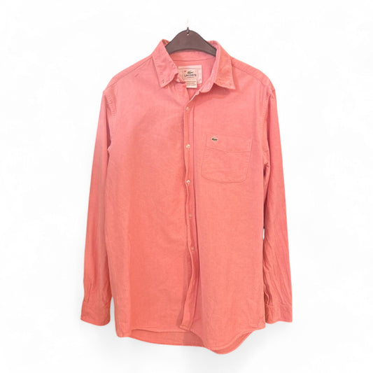 LACOSTE, Herren Langarmhemd -  Gr. 38, classic fit - rosa