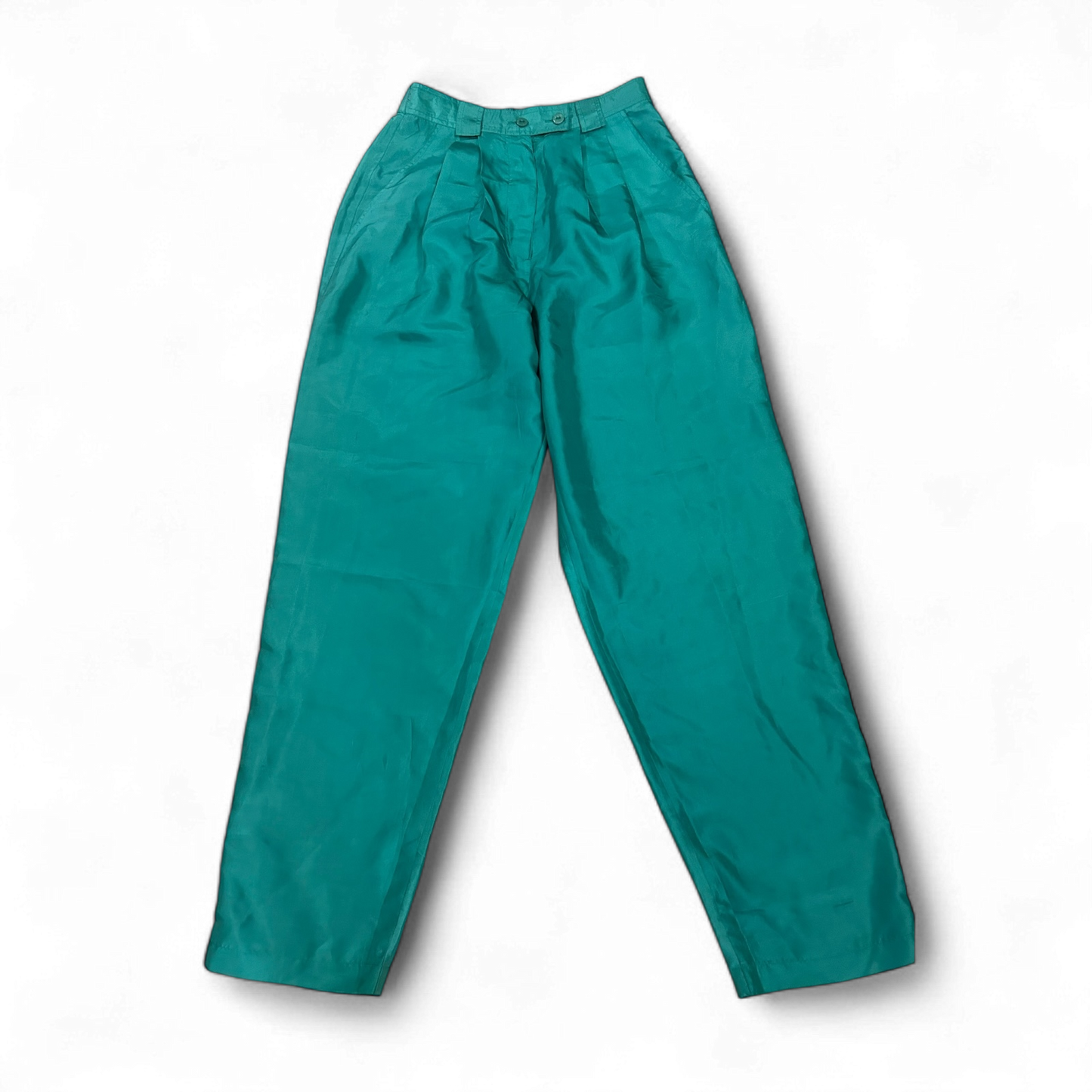 Pure Panda Seidenhose grün 80er Größe 36