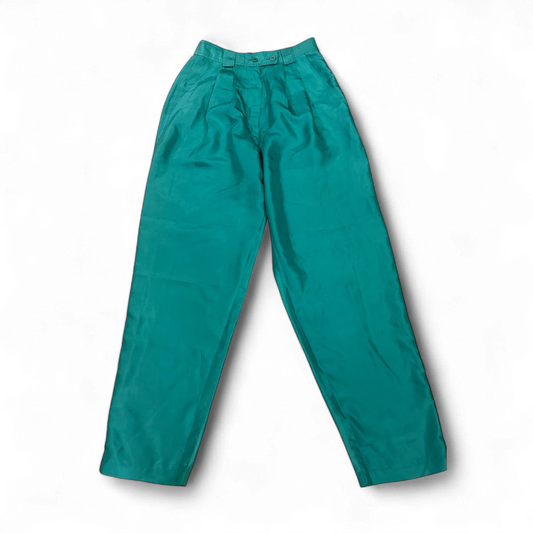 Pure Panda Seidenhose grün 80er Größe 36