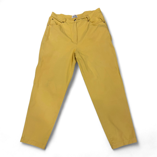 Gerry Weber Court One Damen Baggy-Hose Gelb Größe 42