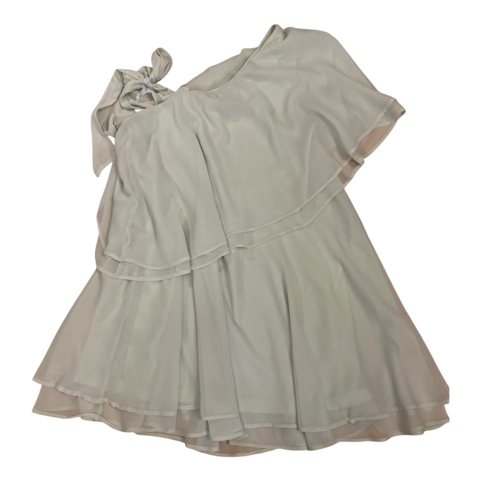 H&M, schulterfreie Bluse mit Innenfutter mint Größe 40