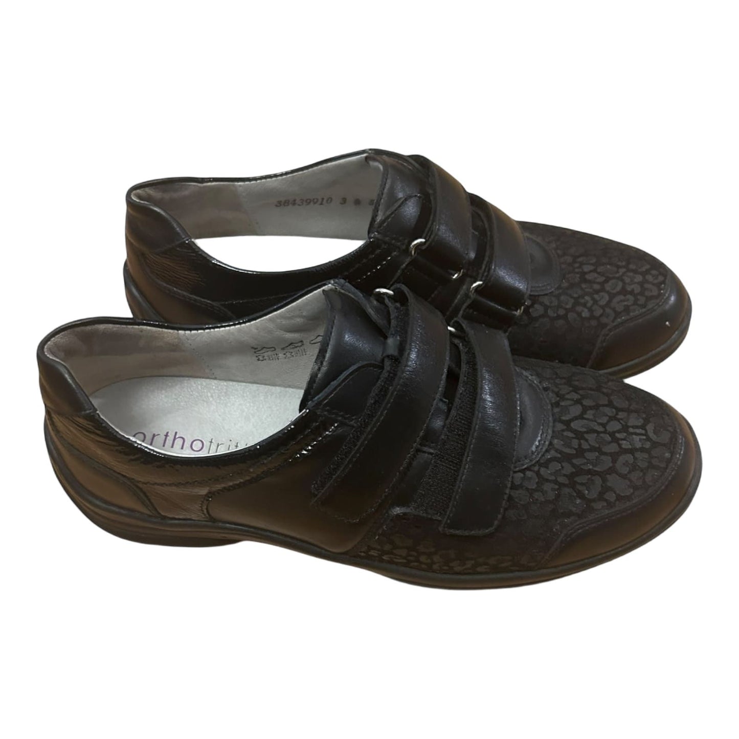 🥿 Waldläufer Halbschuhe Damen 38,5 Schwarz – Weite H Leder