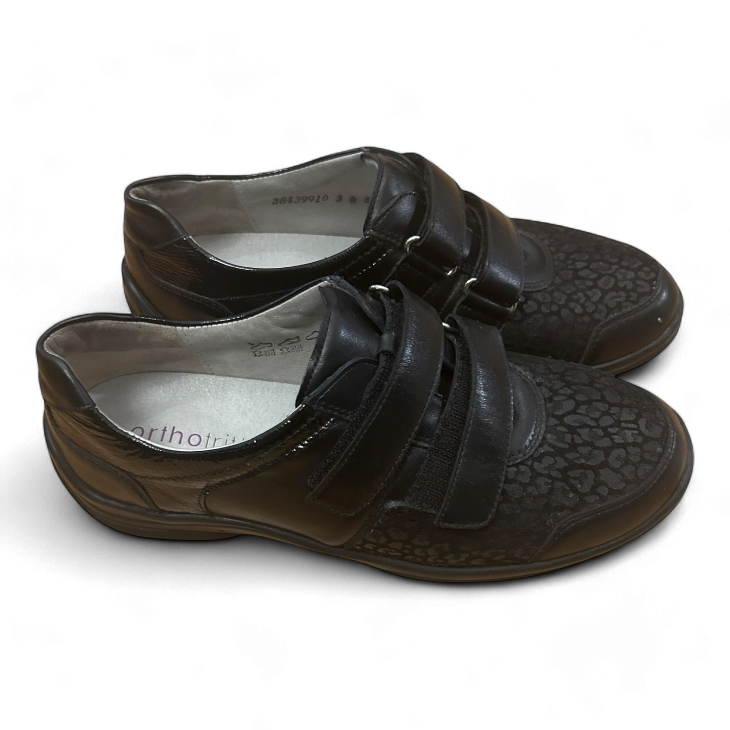 🥿 Waldläufer Halbschuhe Damen 38,5 Schwarz – Weite H Leder