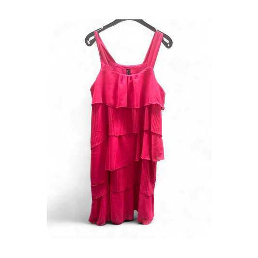 Vero Moda Kleid Damen Dress Damenkleid Gr. M Pink Sommerkleid Baumwolle Elegant