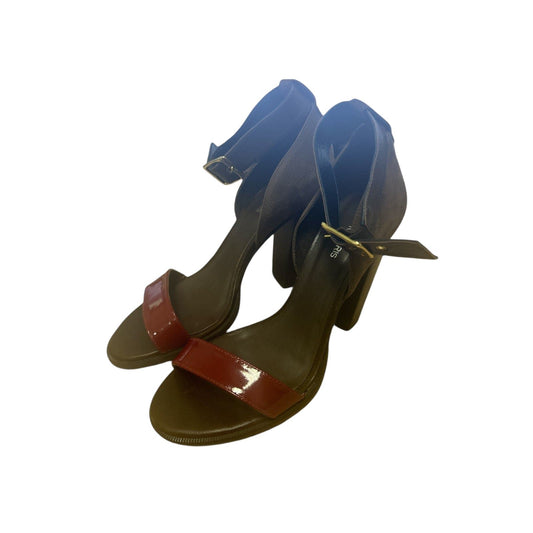 Cosmoparis High Heels Damen braun-rot Gr. 36 neu!