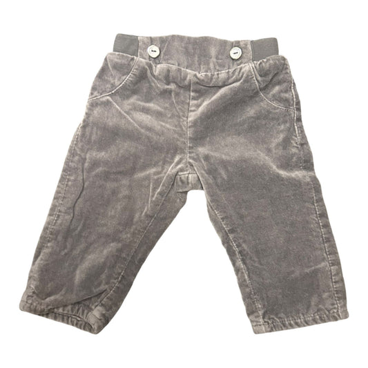 Lupilu Baby Samt Flauschhose grau Gr. 62