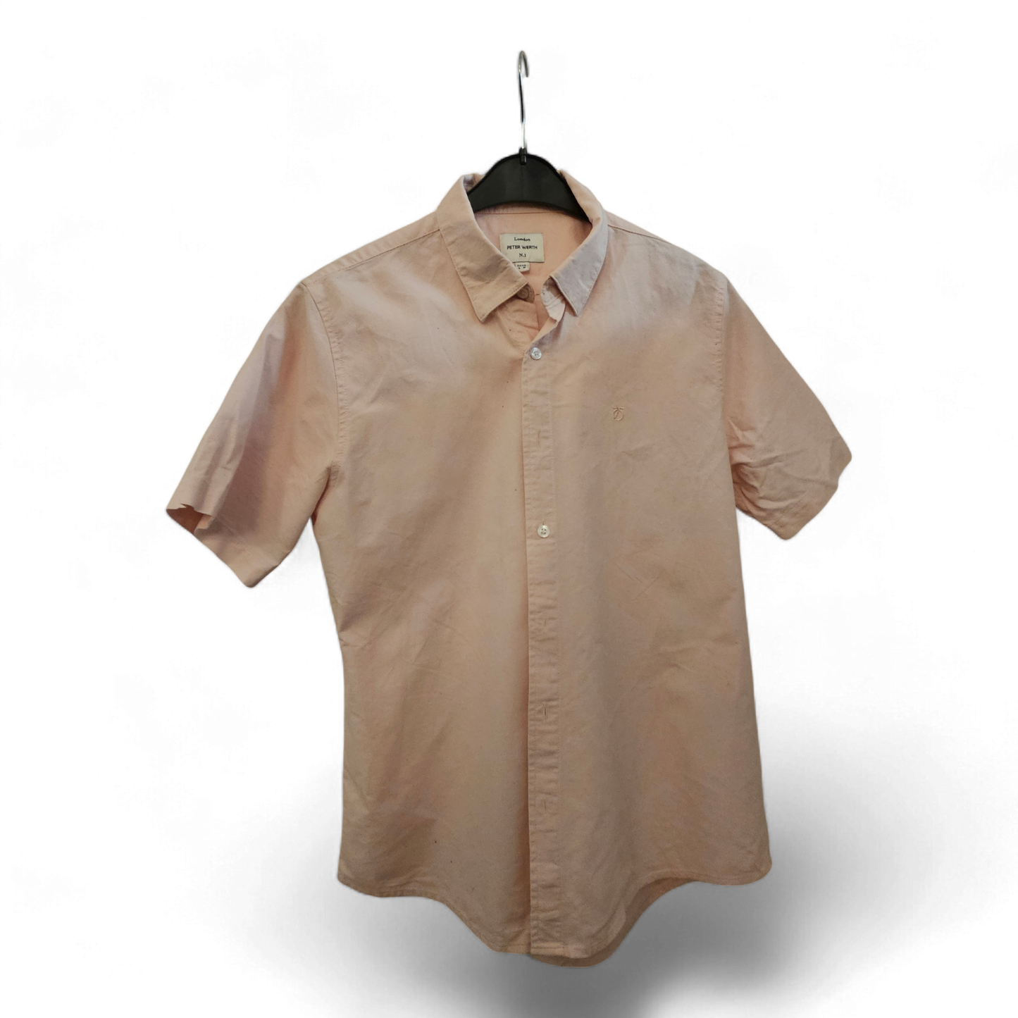 PETER WERTH N.1 - Kurzarm Hemd, Gr. L.,  rosa