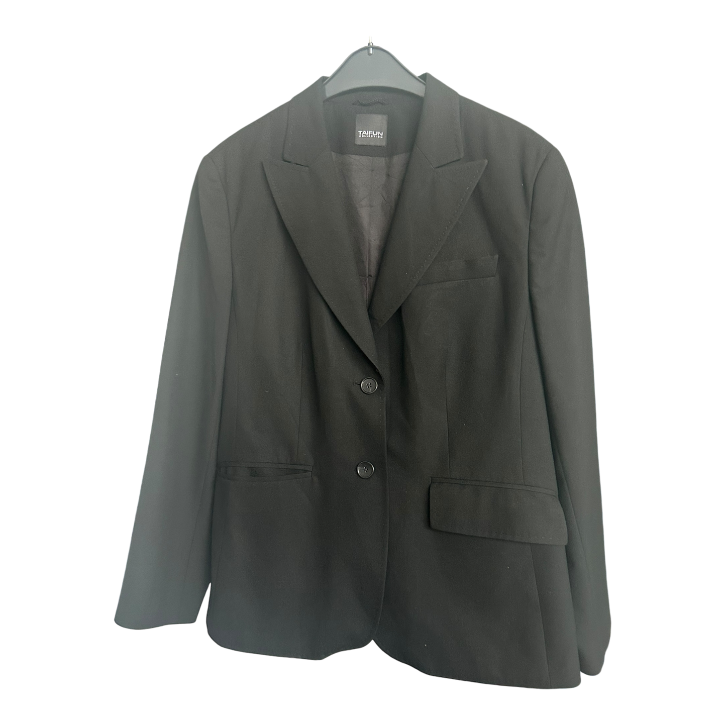 Taifun Blazer Damen Gr 44 Schwarz Klassisch Elegant Business Büro Jacke