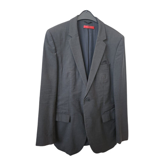 Hugo Boss Sakko Gr 102 Herren Sakko Anthrazit Extra Lang Größe Business