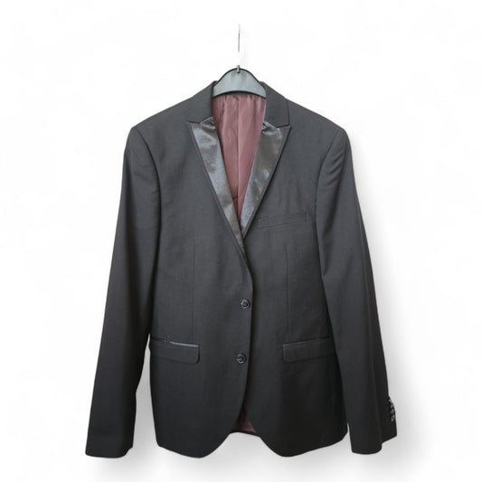 Angelo Litrico Smoking Jacke Gr 98 Herren Sakko Slim Fit Schwarz Elegant