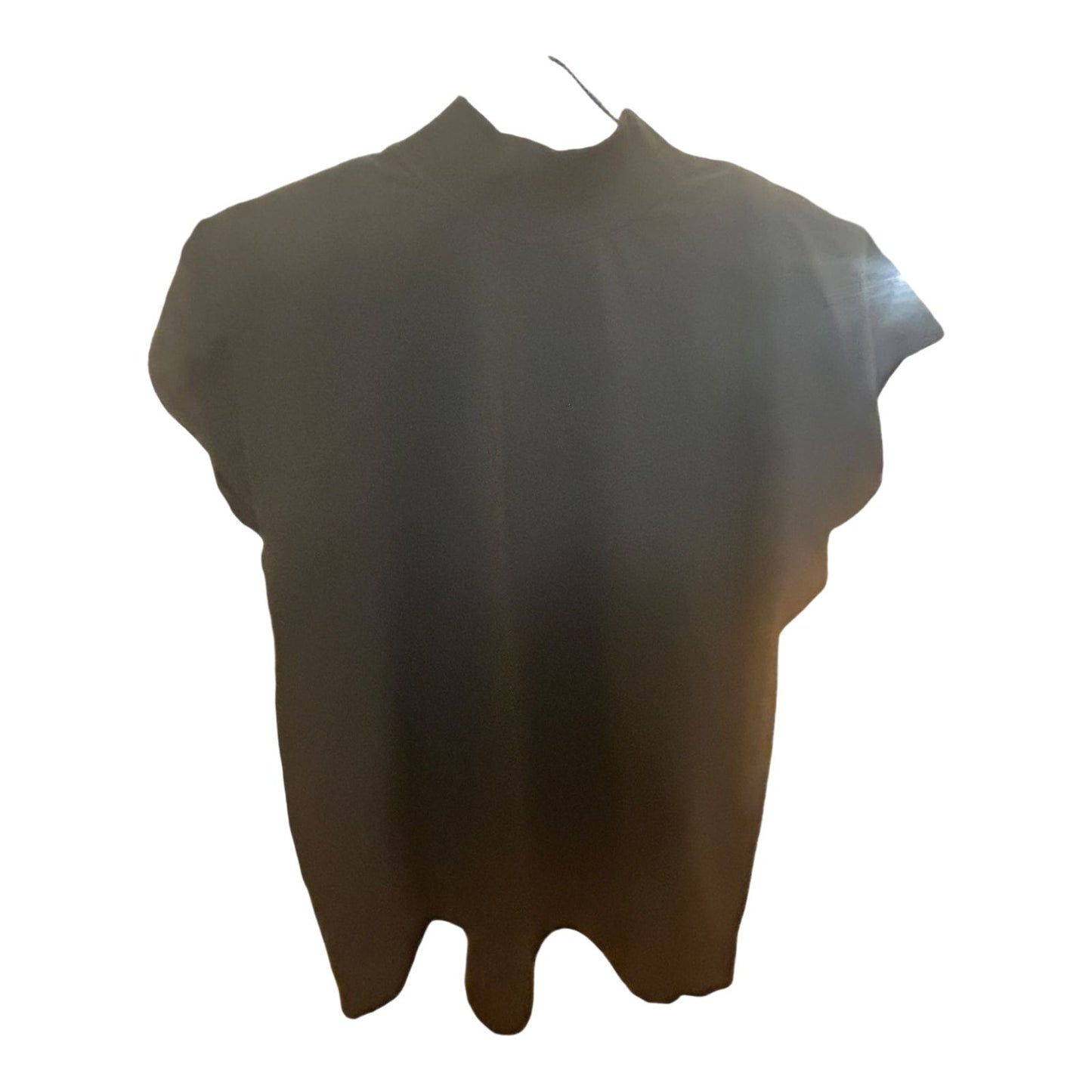 Pure Panda Kurzarm Damen T-Shirt Grau Schulterpolster Größe 44