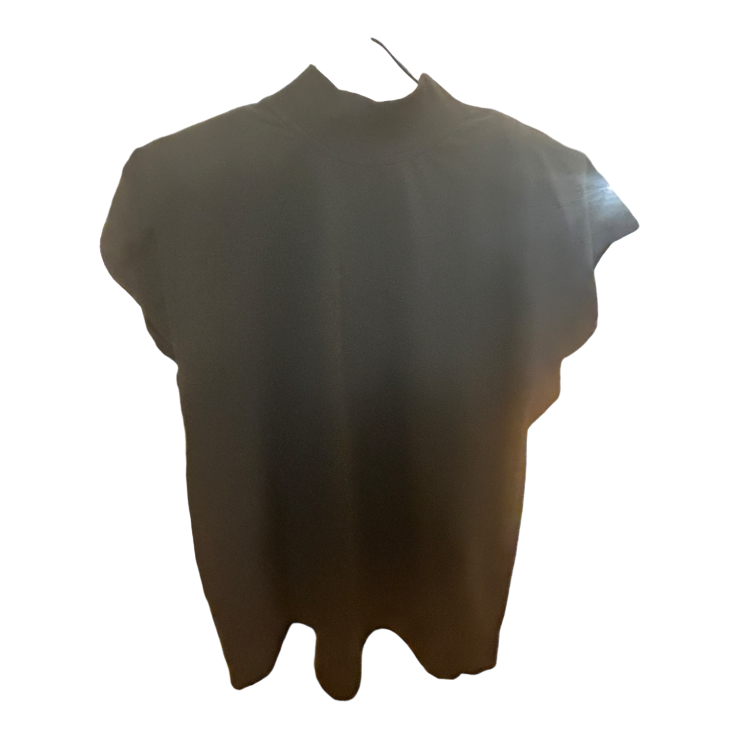 Pure Panda Kurzarm Damen T-Shirt Grau Schulterpolster Größe 44