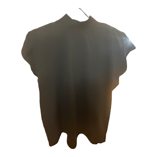 Pure Panda Kurzarm Damen T-Shirt Grau Schulterpolster Größe 44