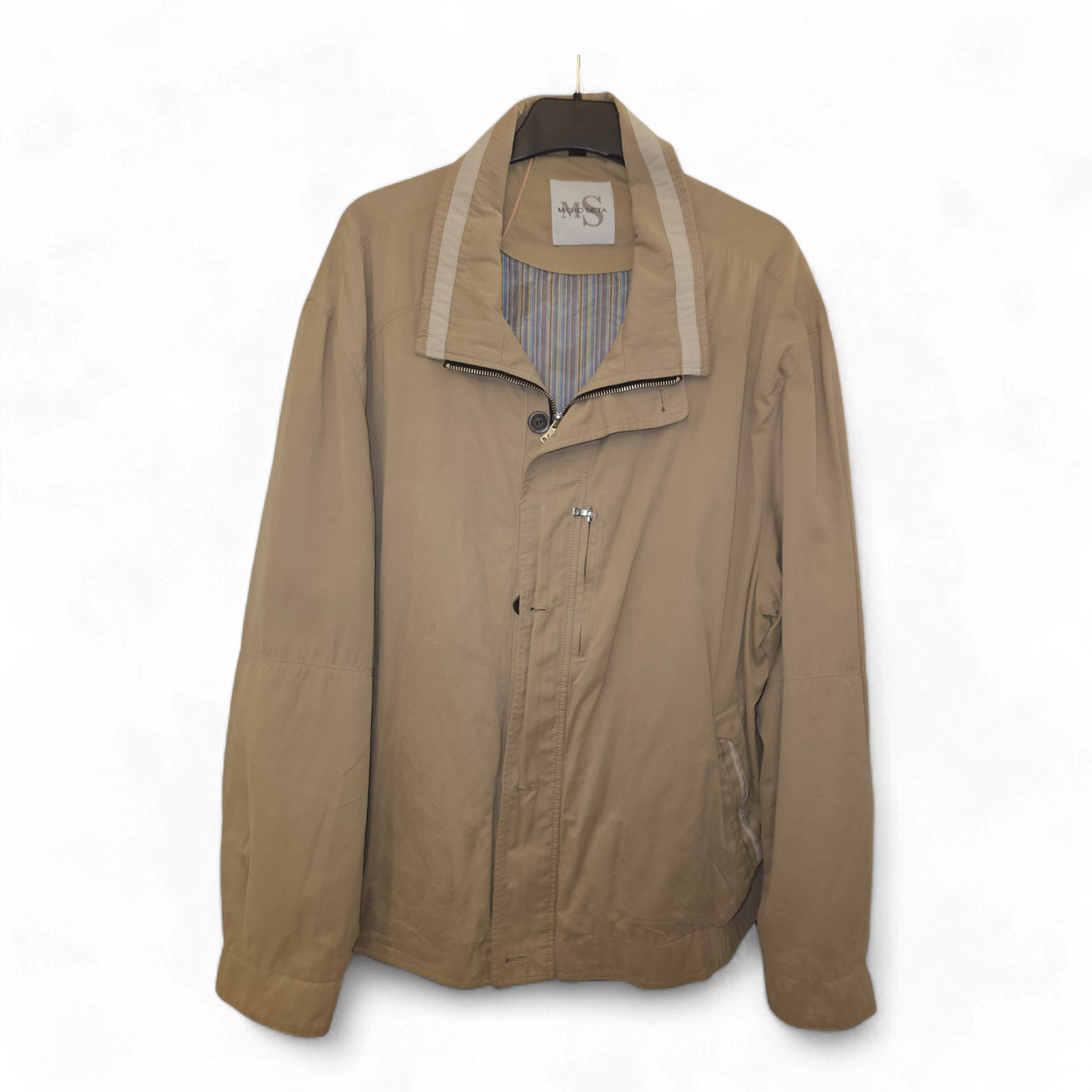 BARISAL - Micro Seta, Übergangs-Jacke, beige