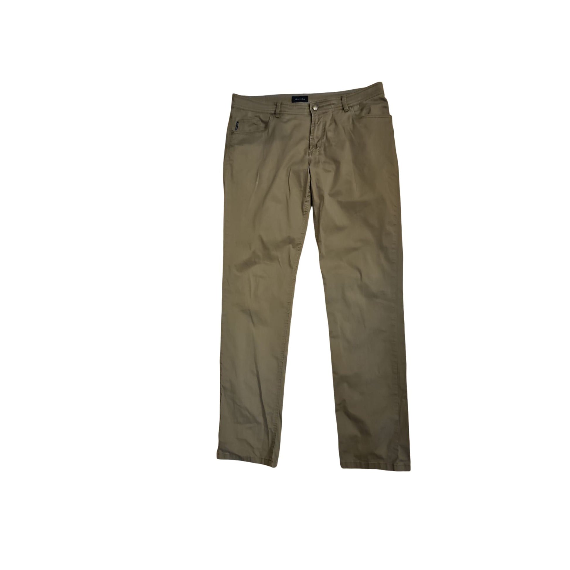 Christian Berg Stoffhose Beige Herren Größe W36 L34 Klassisch Elegant