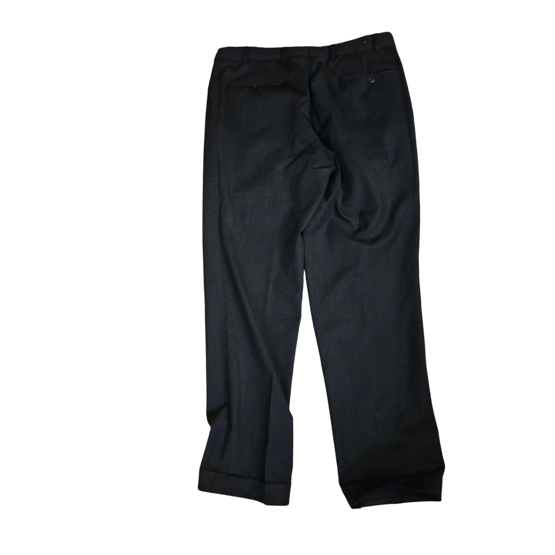 Strauss Stoffhose Herren Schwarz Größe 52 Pflegeleicht Robust