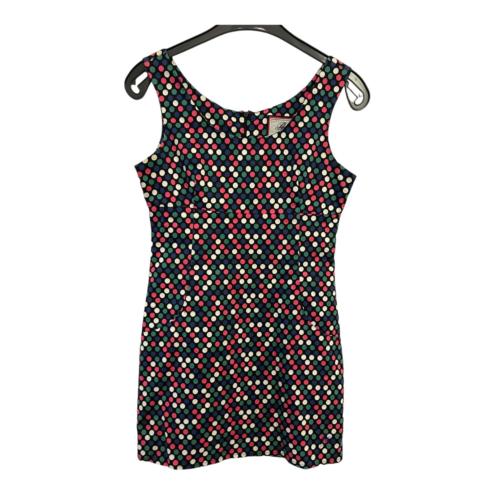 Pepe Jeans Kleid Damen Dress Damenkleid Gr. M Schwarz Punkte Stretch Modern Look