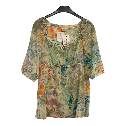 ESPRIT Bluse neu transparent bunt Größe 40