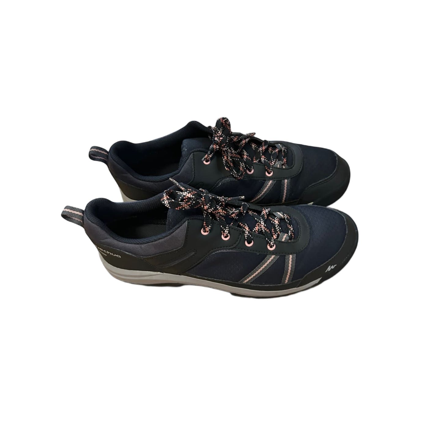 QUECHUA Schnürschuhe Wandern grau wasserfest Damen Gr. 41