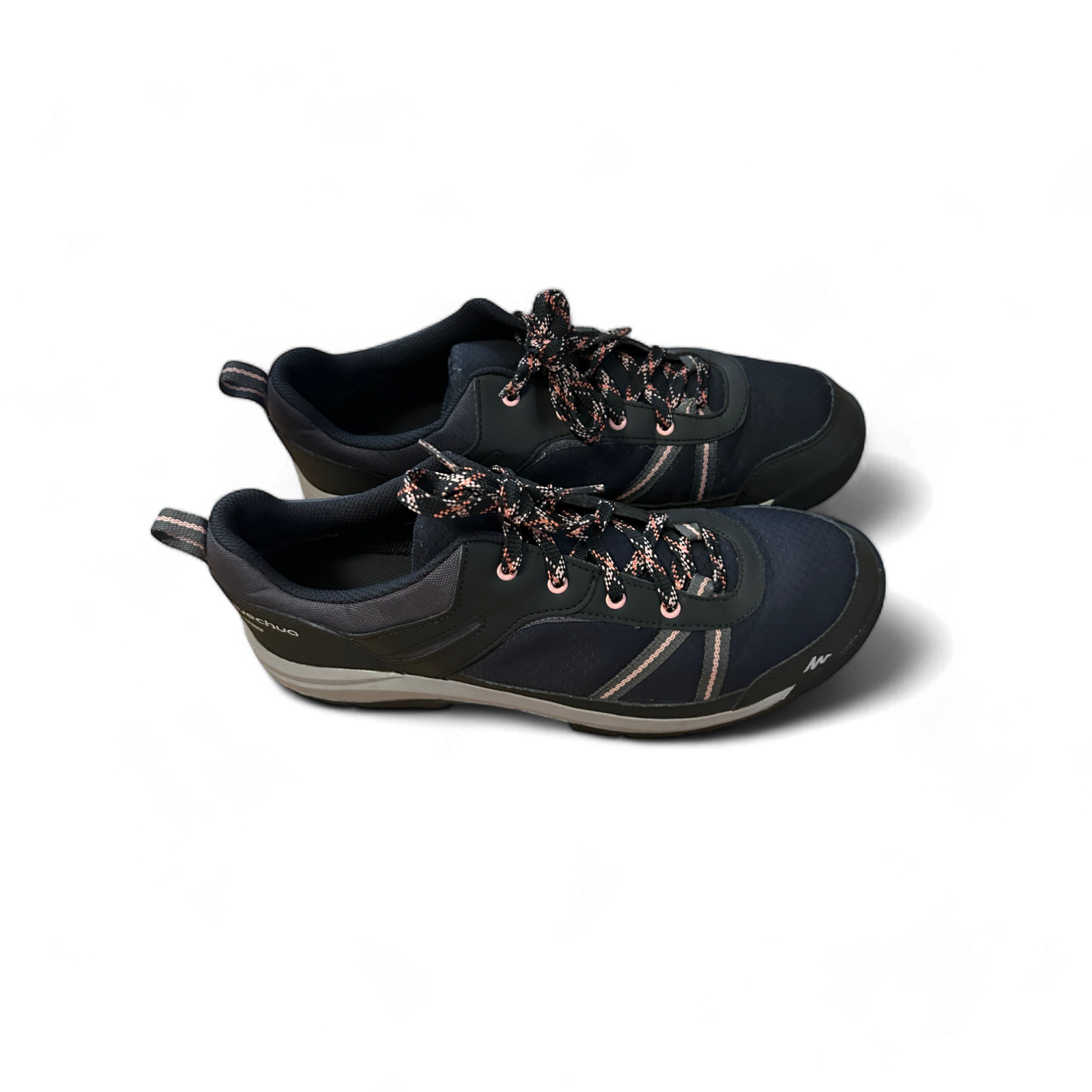 QUECHUA Schnürschuhe Wandern grau wasserfest Damen Gr. 41