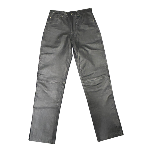 John F. Gee Lederhose schwarz Größe S-M