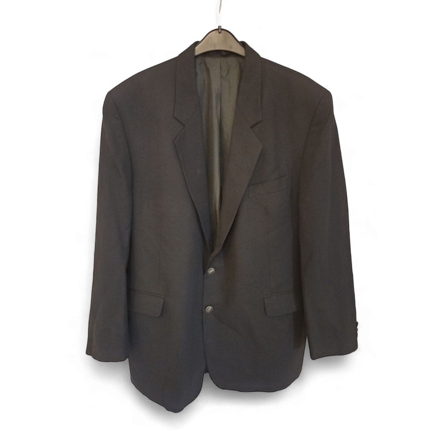 YORN Sakko Gr 52 Herren Sakko Schwarz Klassisch Elegant Anzugjacke Business