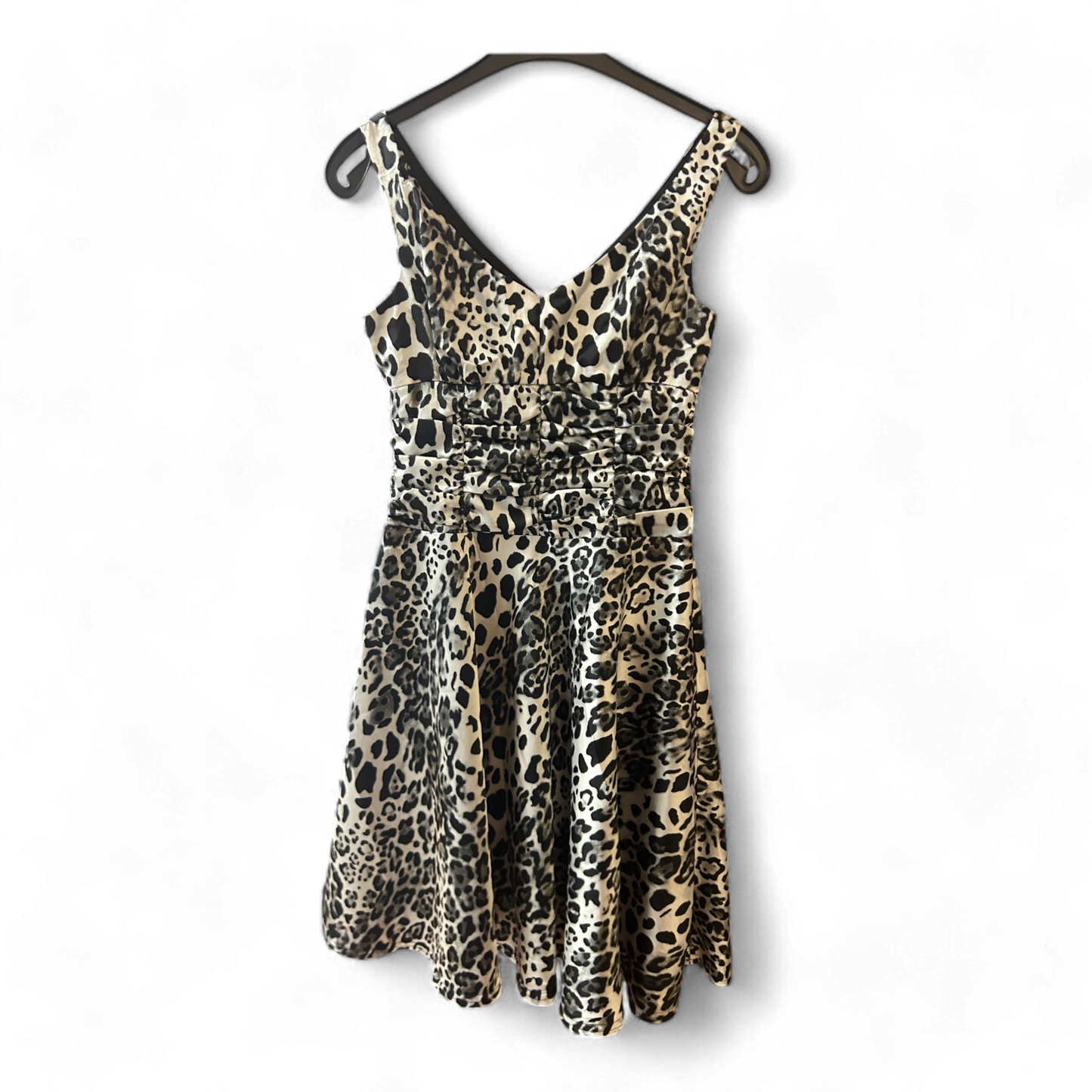 Janina Kleid Damen Dress Damenkleid Gr. 46 Dunkelblau Blumen Viskose Boho Sommer