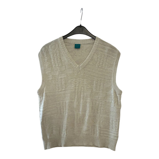 C&A Vintage Herren Strickweste beige Größe M