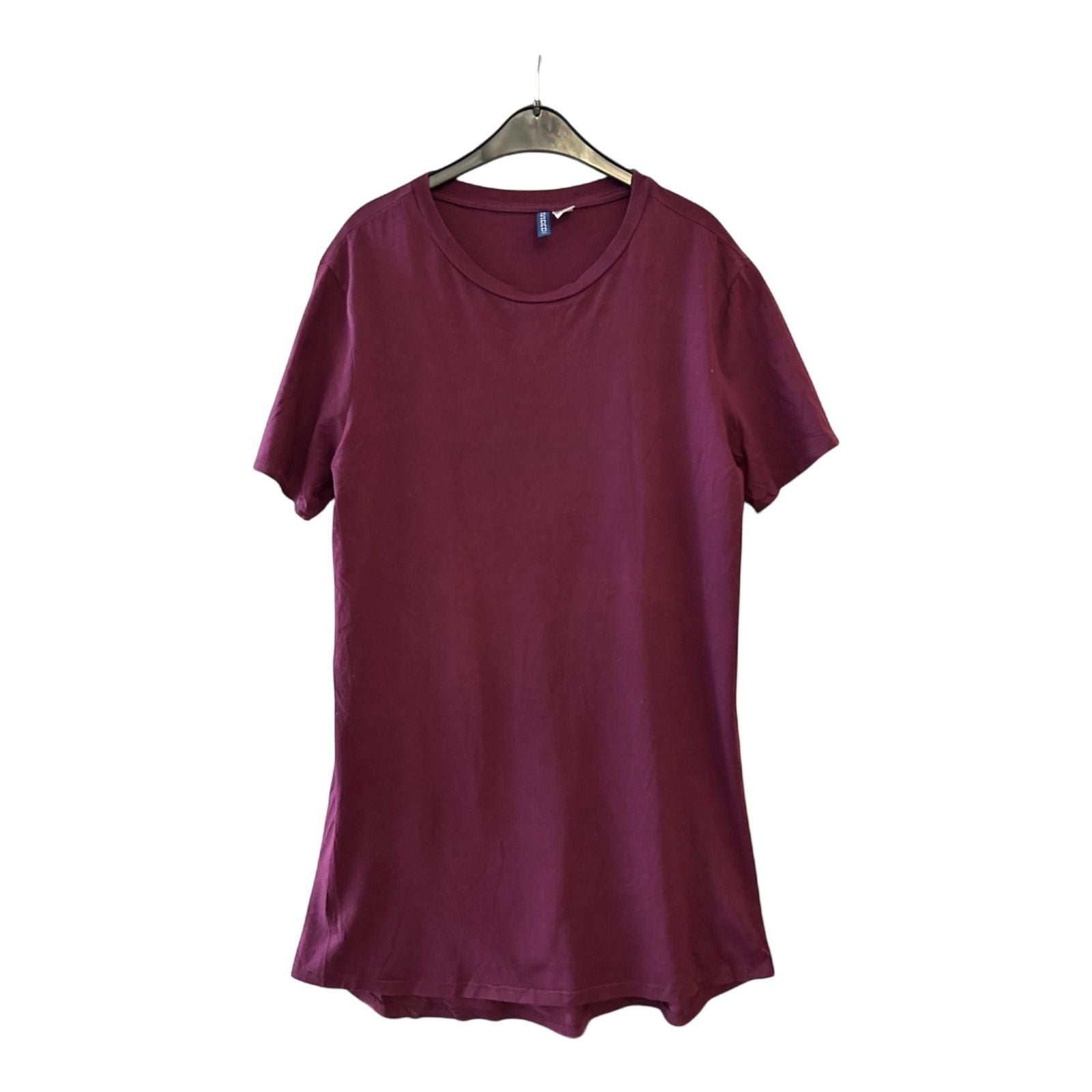 H&M Damen Longshirt/T-Shirtkleid bordeaux Größe M